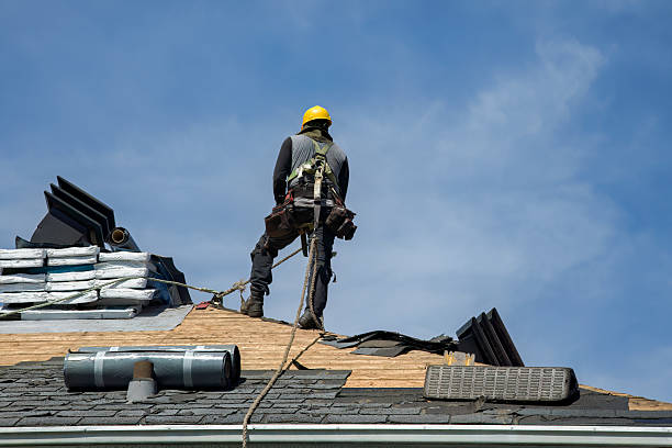 Professional Metal Roofing technician working in Leonardo, NJ